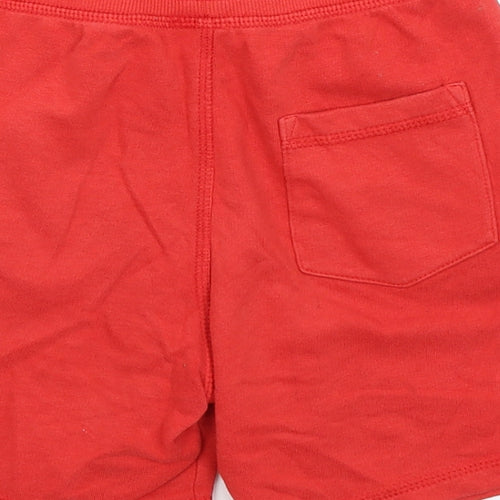 George Boys Red   Sweat Shorts Size 6-7 Years