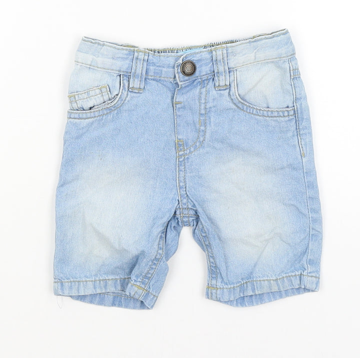 Little Rebel Baby Blue   Cropped Jeans Size 12-18 Months