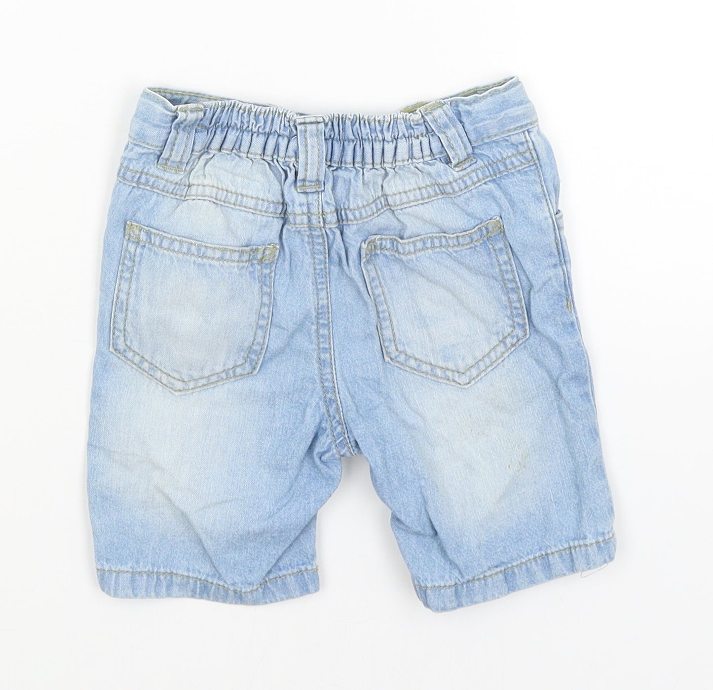 Little Rebel Baby Blue   Cropped Jeans Size 12-18 Months