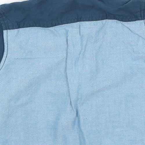 Prince Charming Baby Blue   Basic Button-Up Size 18-24 Months