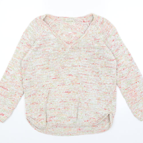 M&S Womens White   Pullover Jumper Size 14