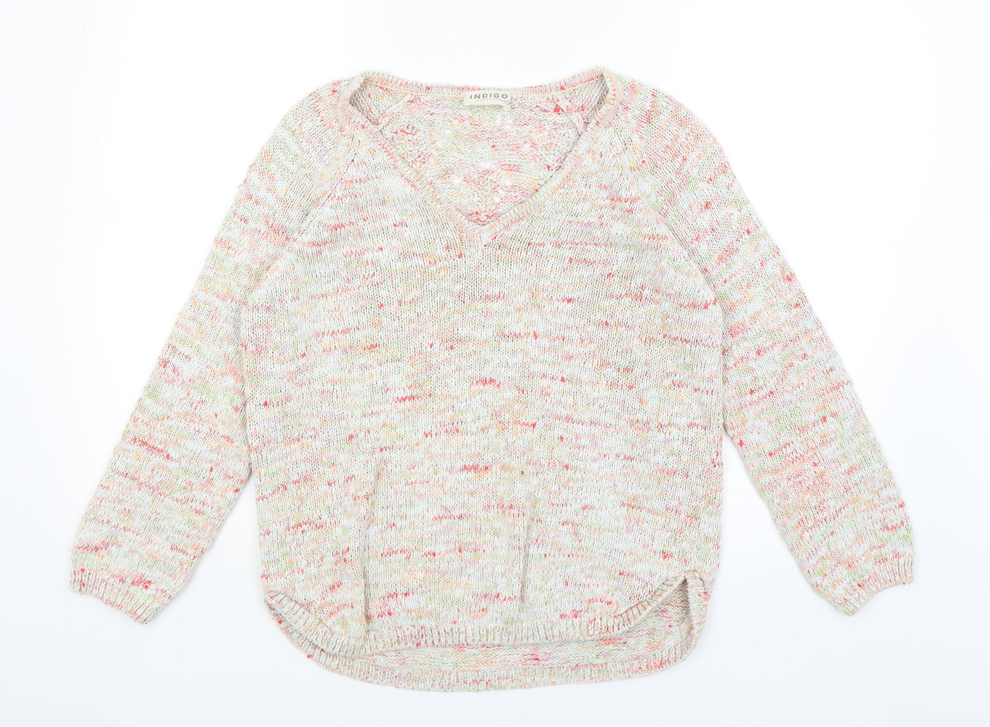 M&S Womens White   Pullover Jumper Size 14