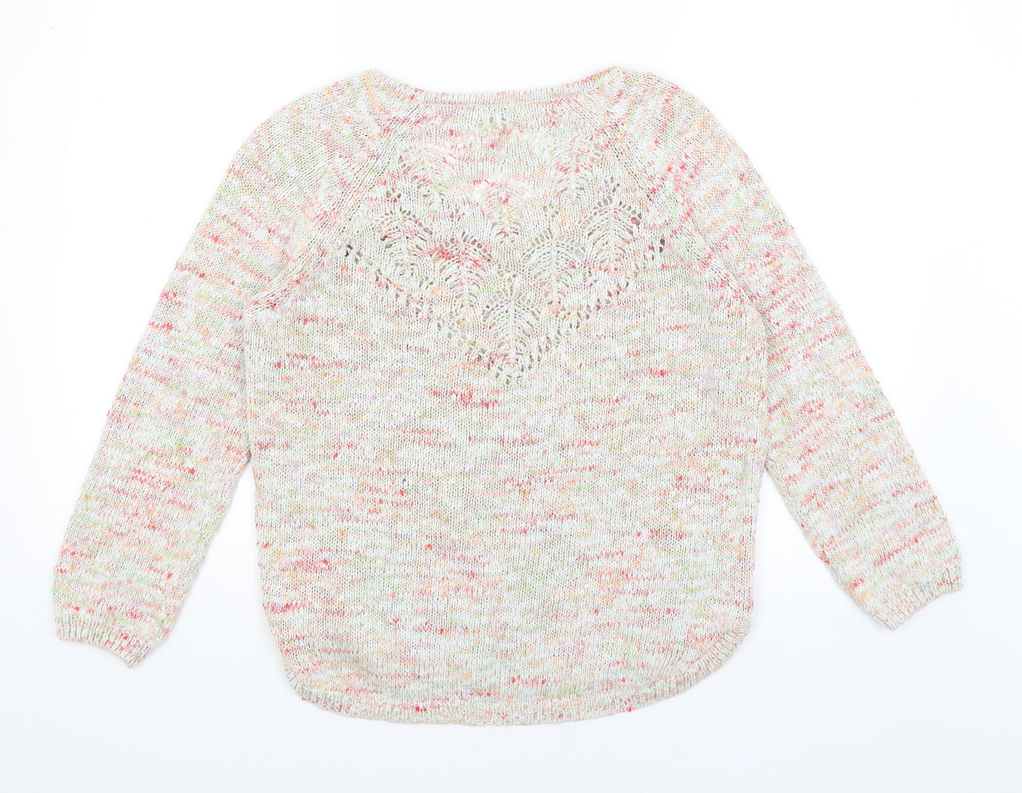 M&S Womens White   Pullover Jumper Size 14