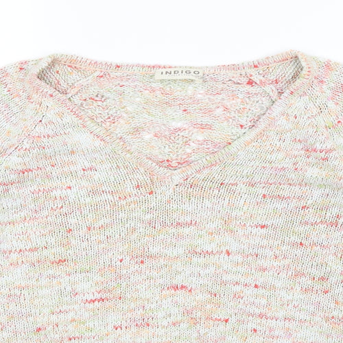 M&S Womens White   Pullover Jumper Size 14
