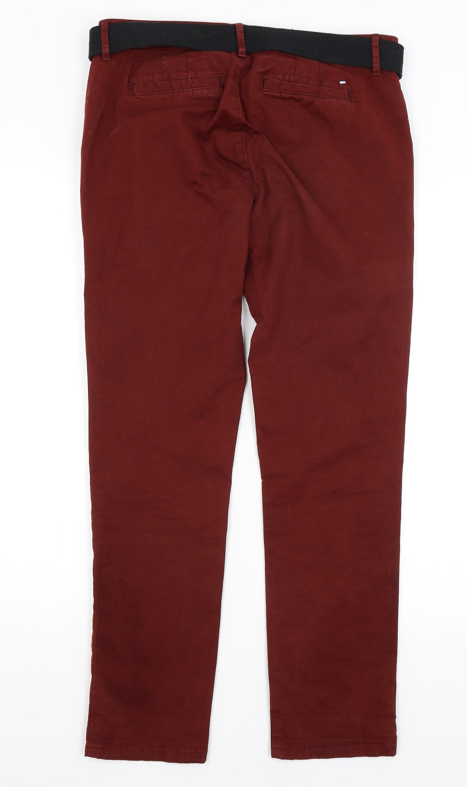 Preworn Womens Red   Chino Trousers Size 12 L28 in