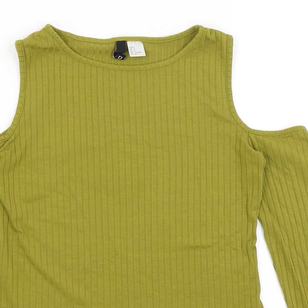 Divided Womens Green   Basic T-Shirt Size S