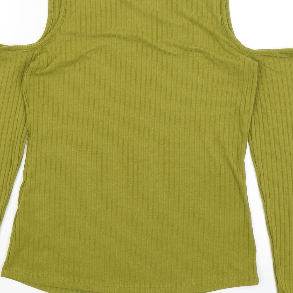Divided Womens Green   Basic T-Shirt Size S
