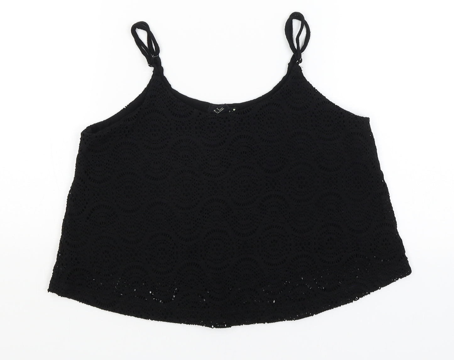 FOREVER 21 Womens Black   Cropped Tank Size M