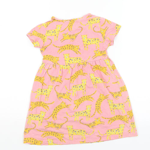 Blue Zoo Girls Pink   T-Shirt Dress  Size 4-5 Years  - Big Cats