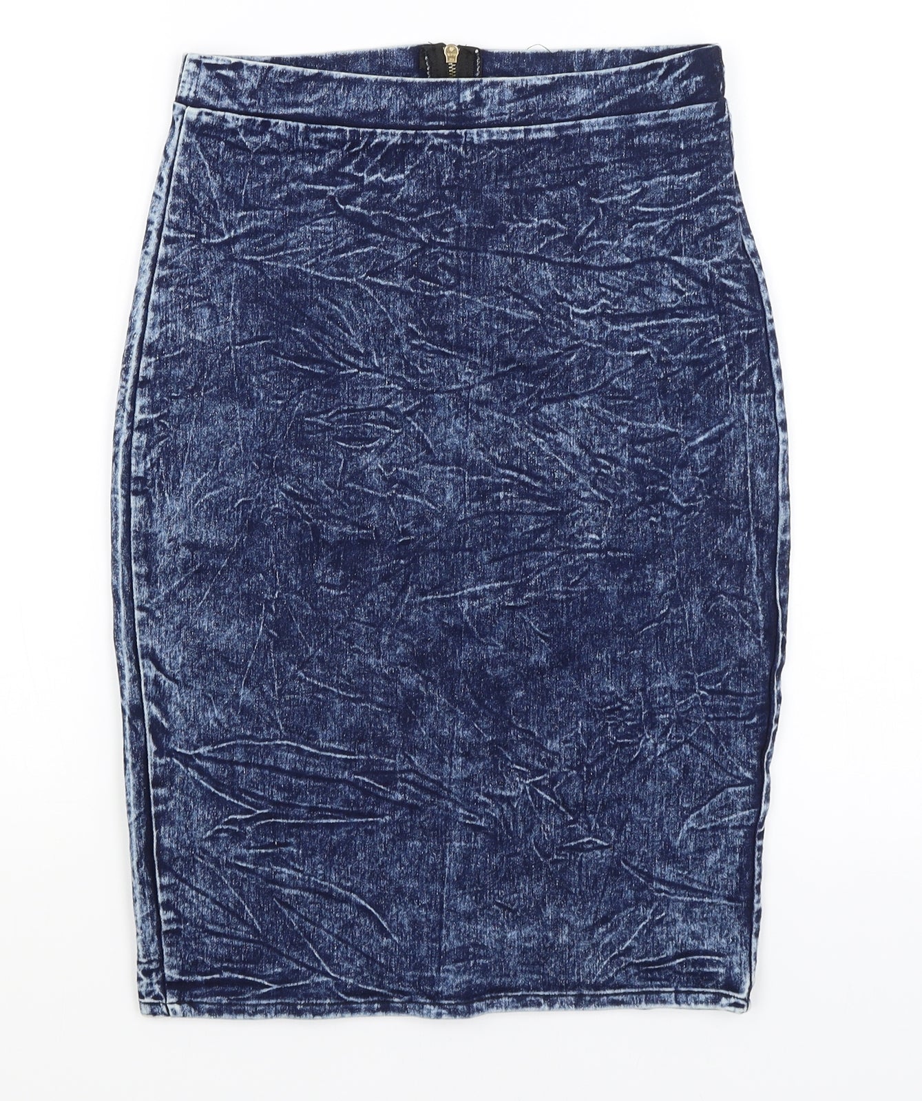 FOREVER 21 Womens Blue   Straight & Pencil Skirt Size S