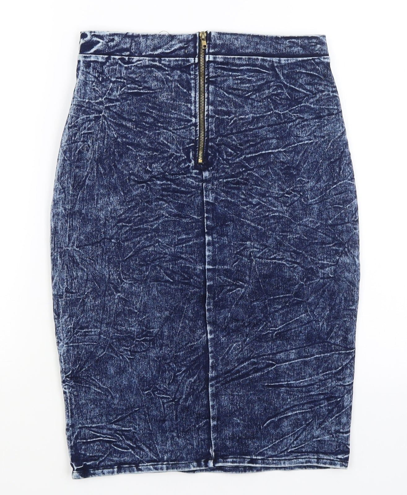FOREVER 21 Womens Blue   Straight & Pencil Skirt Size S