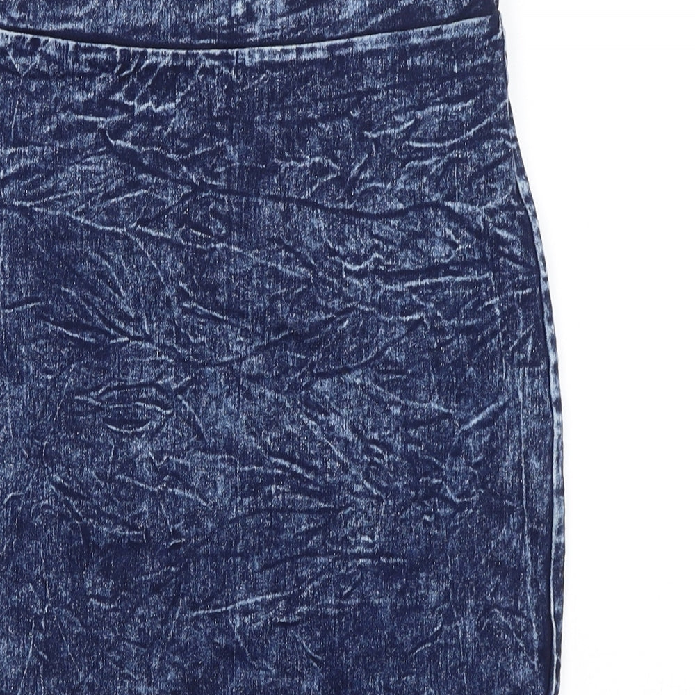 FOREVER 21 Womens Blue   Straight & Pencil Skirt Size S