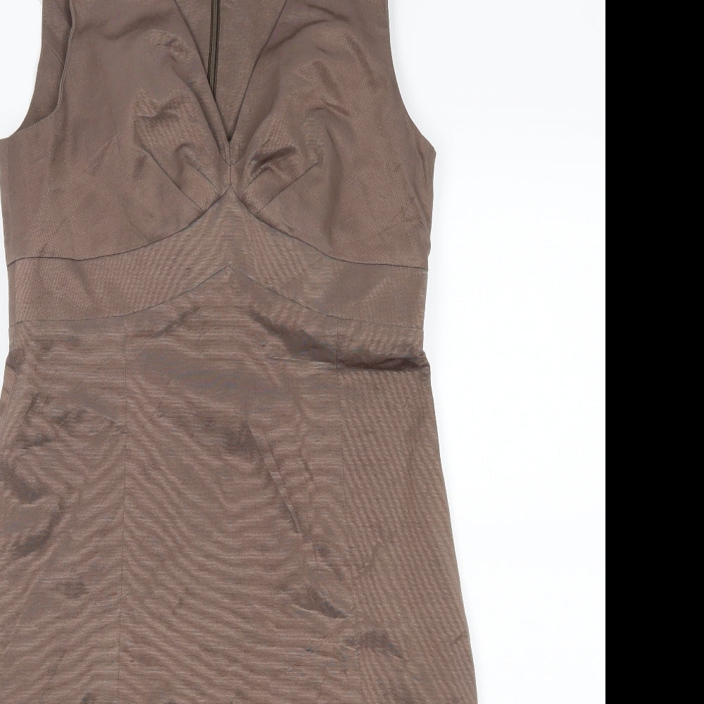 123 Paris Womens Brown   Pencil Dress  Size 12