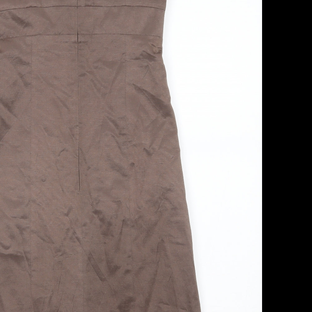 123 Paris Womens Brown   Pencil Dress  Size 12