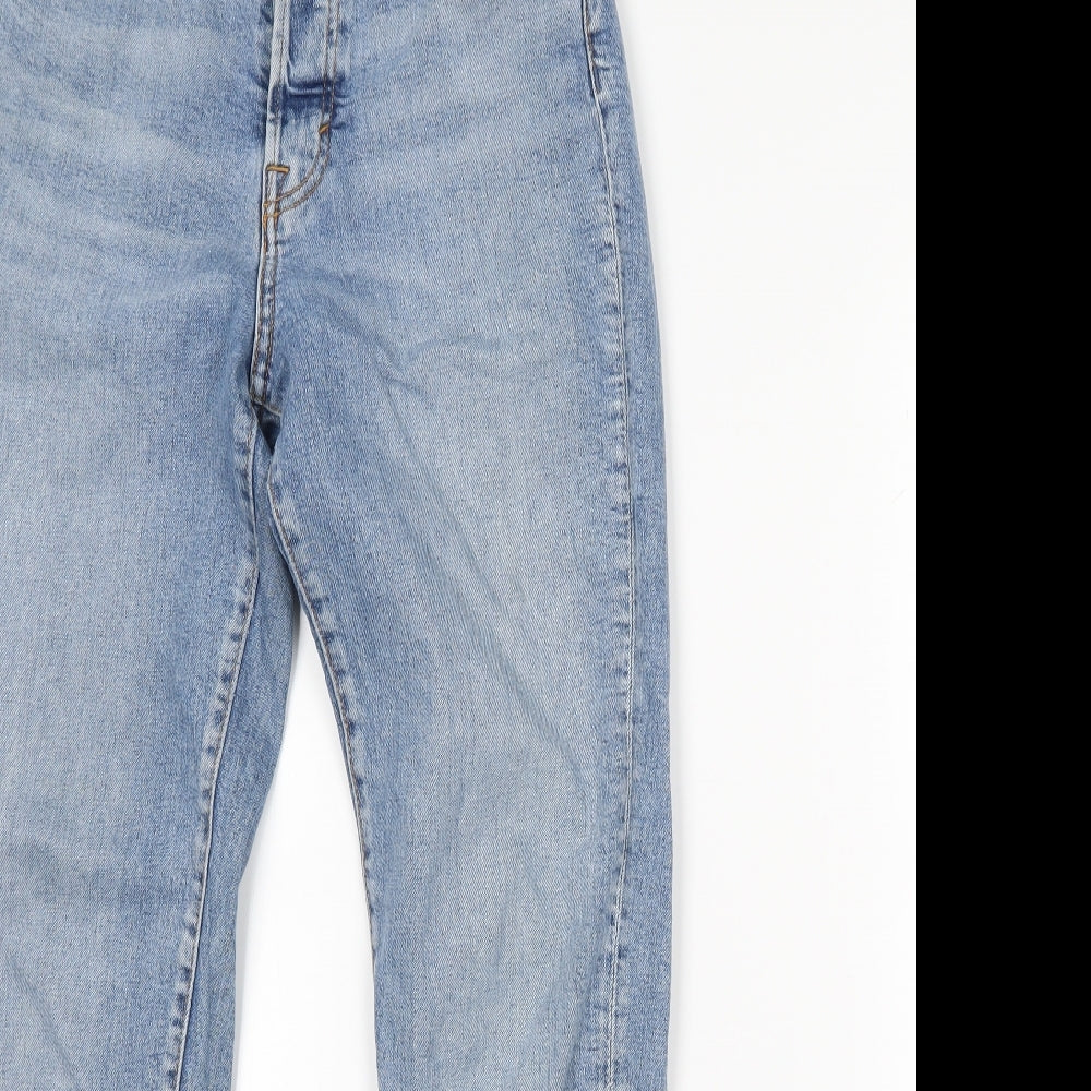 H&M Womens Blue  Denim  Jeans Size 4 L25 in