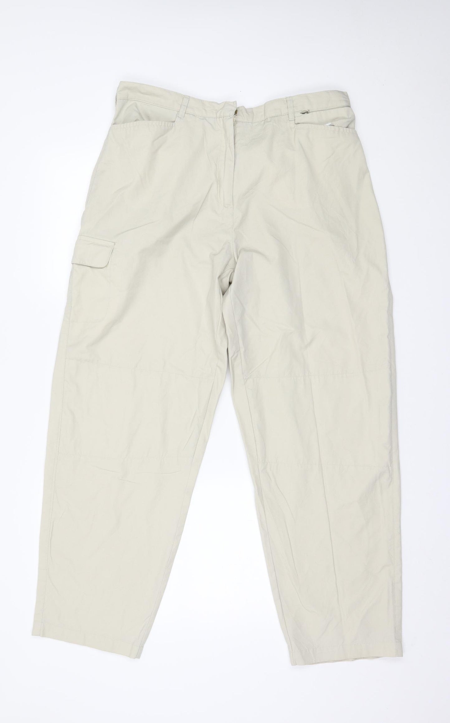 Regatta Womens Beige   Cargo Trousers Size 16 L28 in
