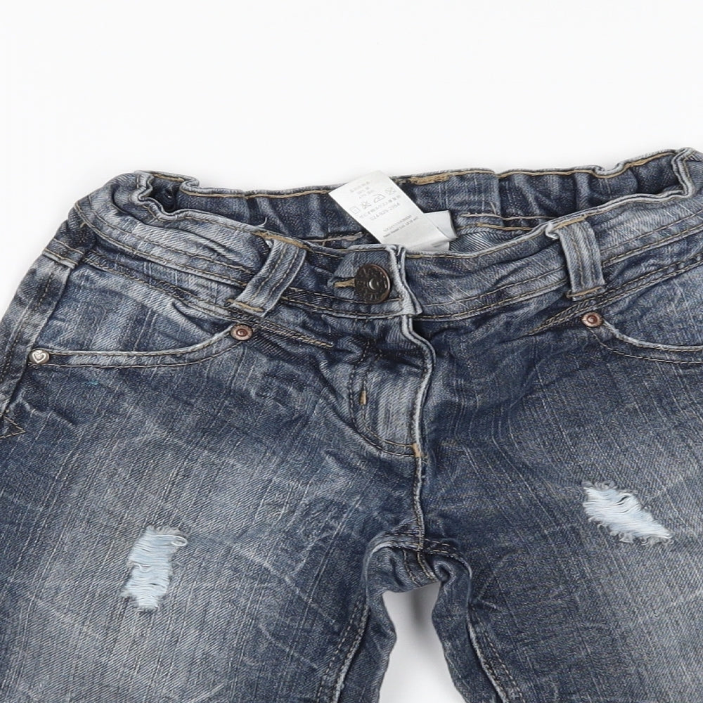 NEXT Boys Blue  Denim Chino Shorts Size 8 Years