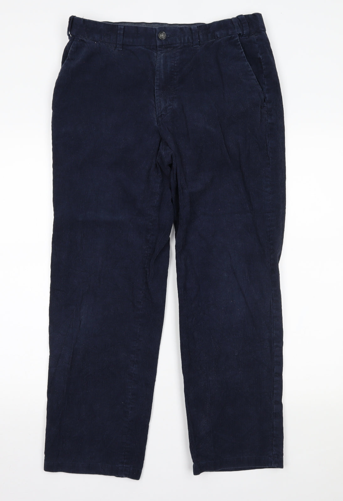 Marks and Spencer Mens Blue   Trousers  Size 34 L29 in