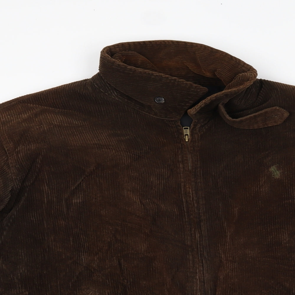Polo Ralph Lauren Mens Brown   Overcoat Coat Size L