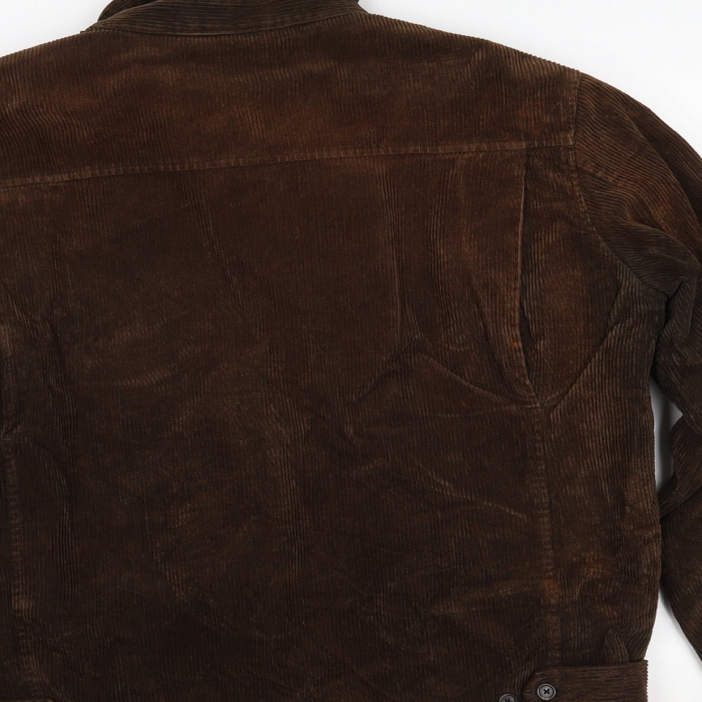 Polo Ralph Lauren Mens Brown   Overcoat Coat Size L