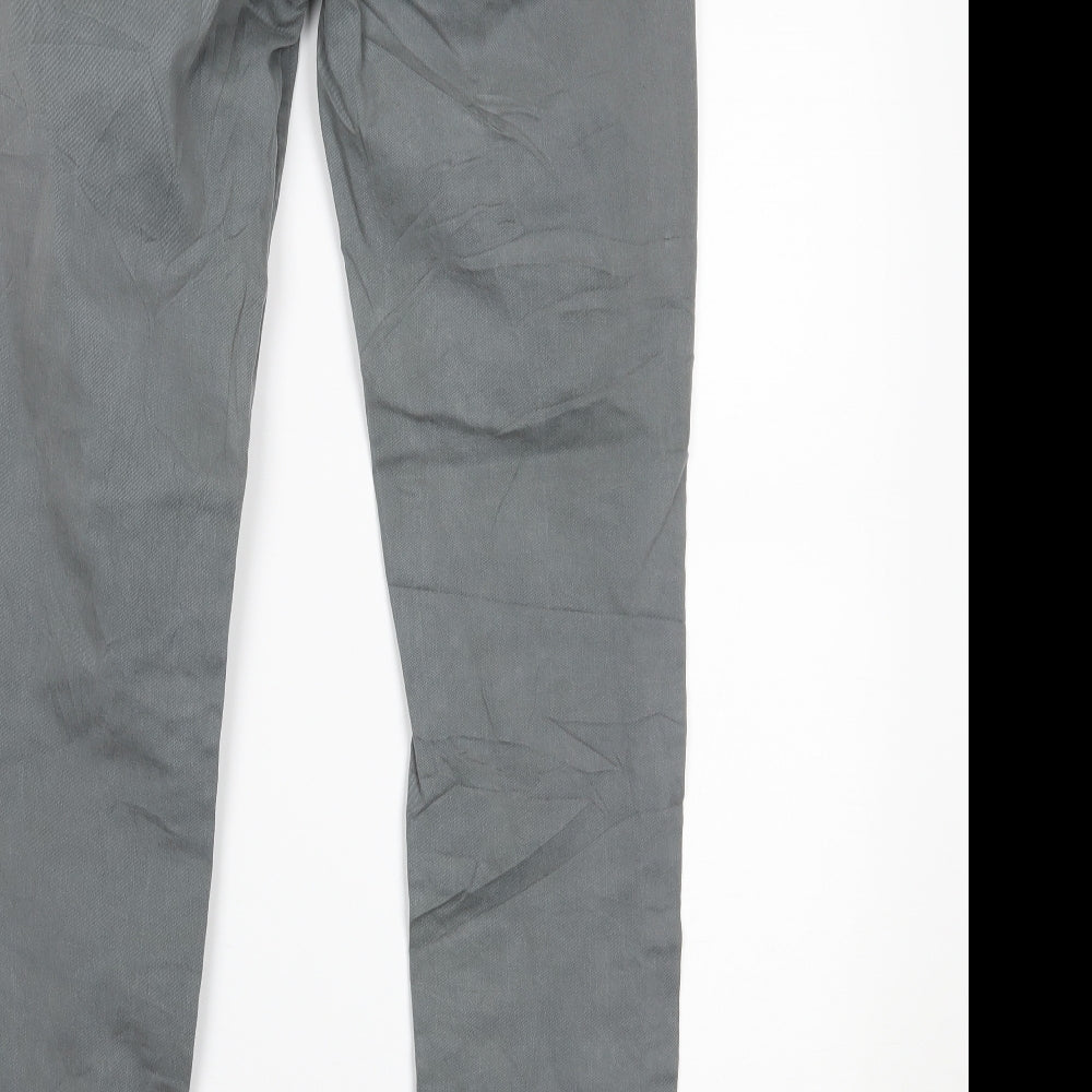 Jigsaw Mens Grey  Denim Jegging Jeans Size 28 L32 in