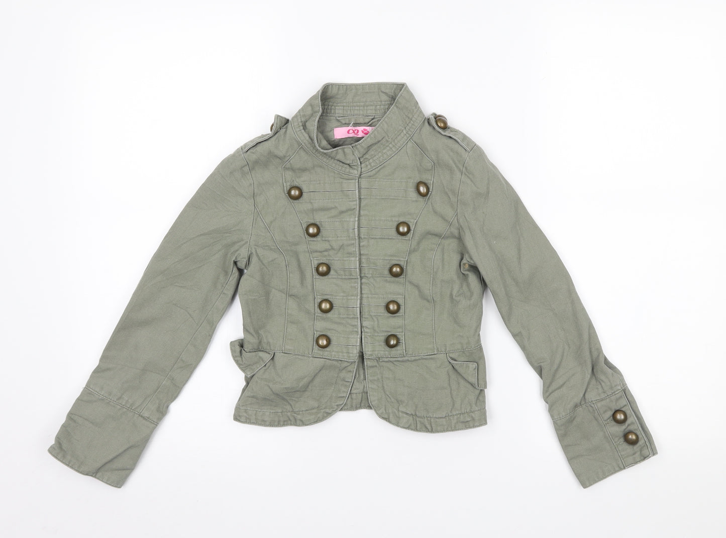 Co Girls Green   Gilet Jacket Size 8-9 Years