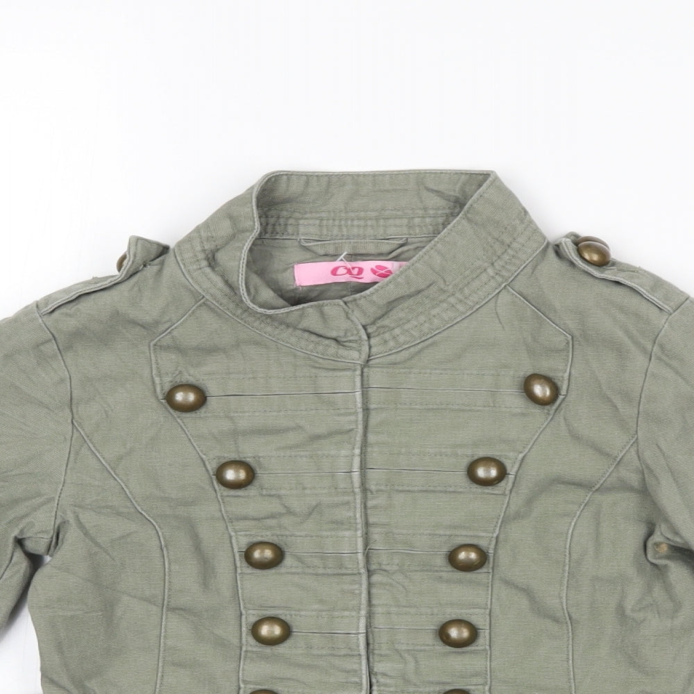 Co Girls Green   Gilet Jacket Size 8-9 Years