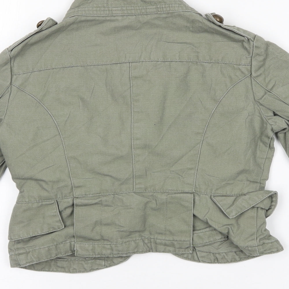 Co Girls Green   Gilet Jacket Size 8-9 Years