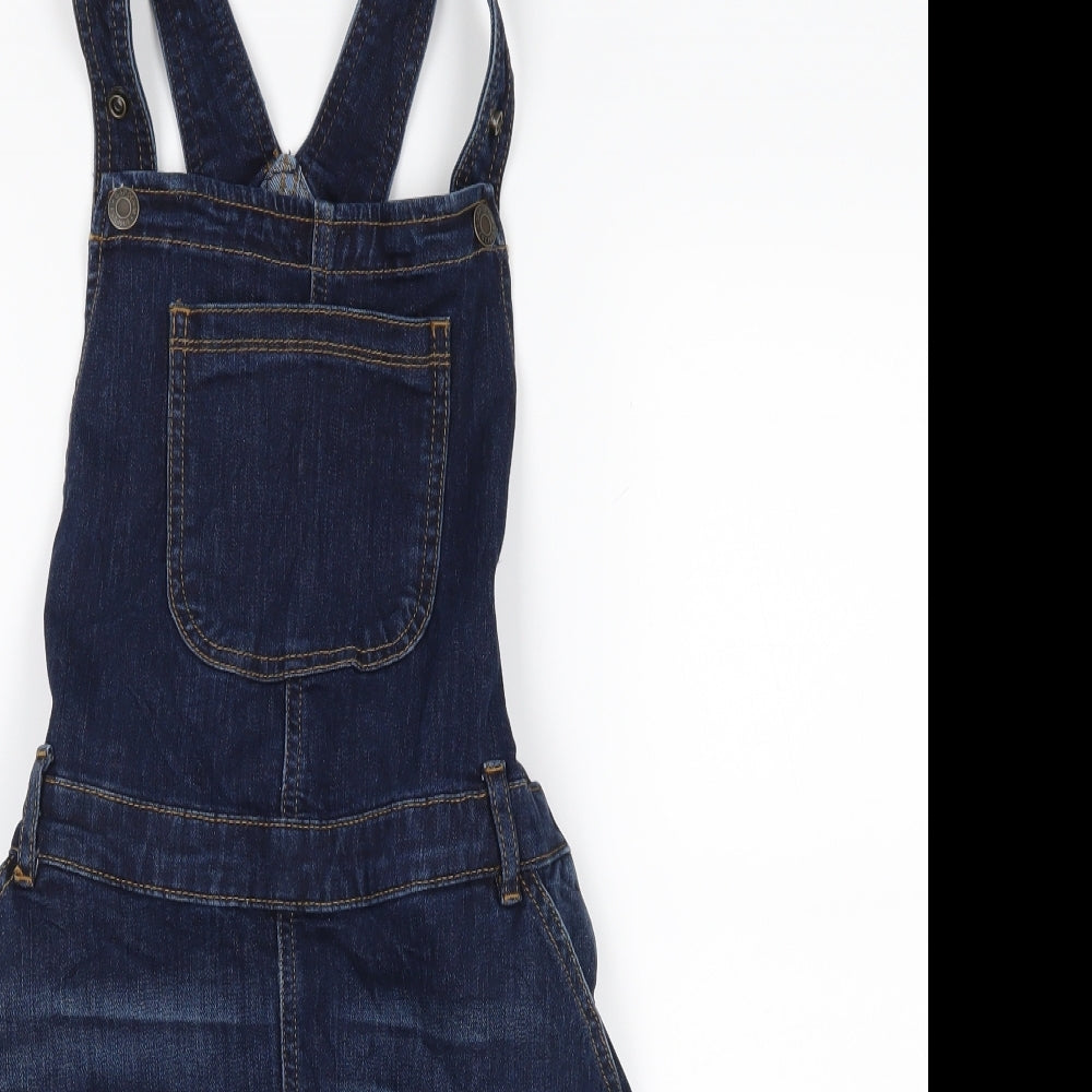 Gap Girls Blue  Denim Pinafore/Dungaree Dress  Size 13 Years
