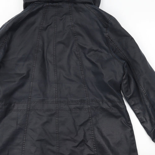George Womens Blue   Rain Coat Coat Size 16