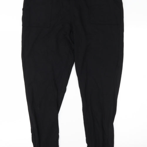 F&F Womens Black   Sweatpants Trousers Size 14 L26 in
