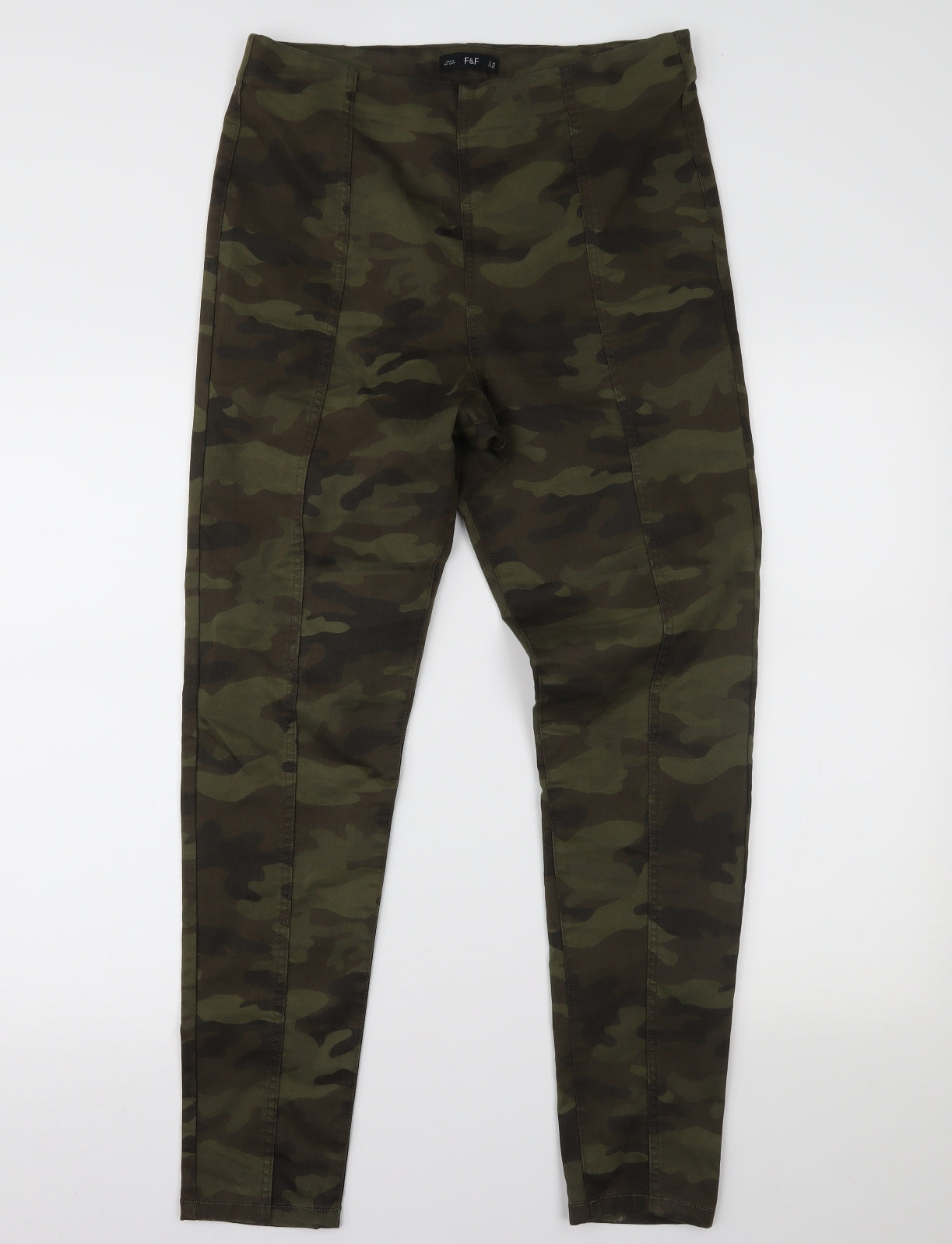 F&F Womens Green   Jegging Jeans Size 14 L28 in