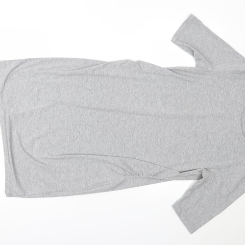 EAC Womens Grey   T-Shirt Dress  Size 14