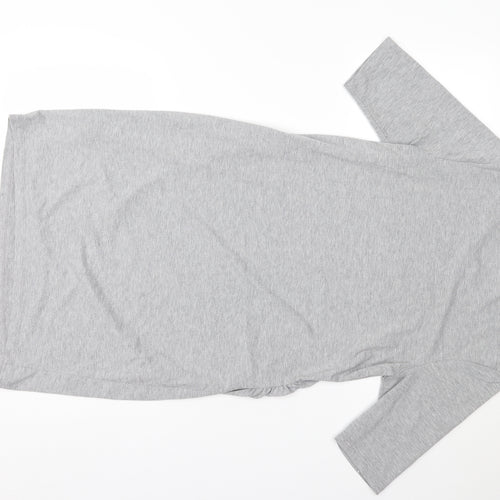 EAC Womens Grey   T-Shirt Dress  Size 14