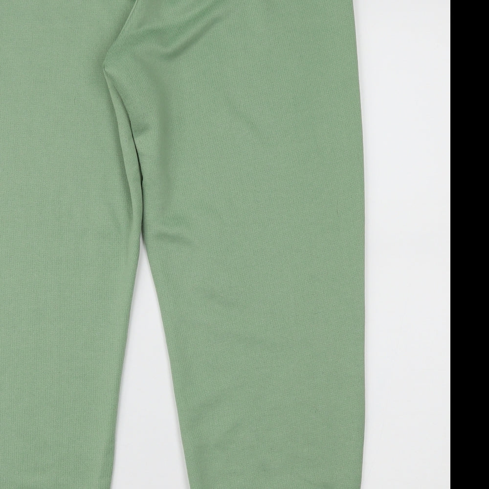 Boohoo Womens Green   Jogger Trousers Size 14 L25 in