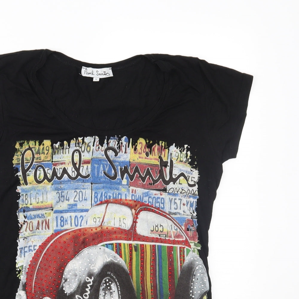 Paul Smith Womens Black   Basic T-Shirt Size L