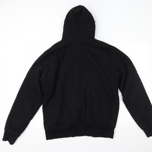 Crosshatch Mens Black   Full Zip Hoodie Size L