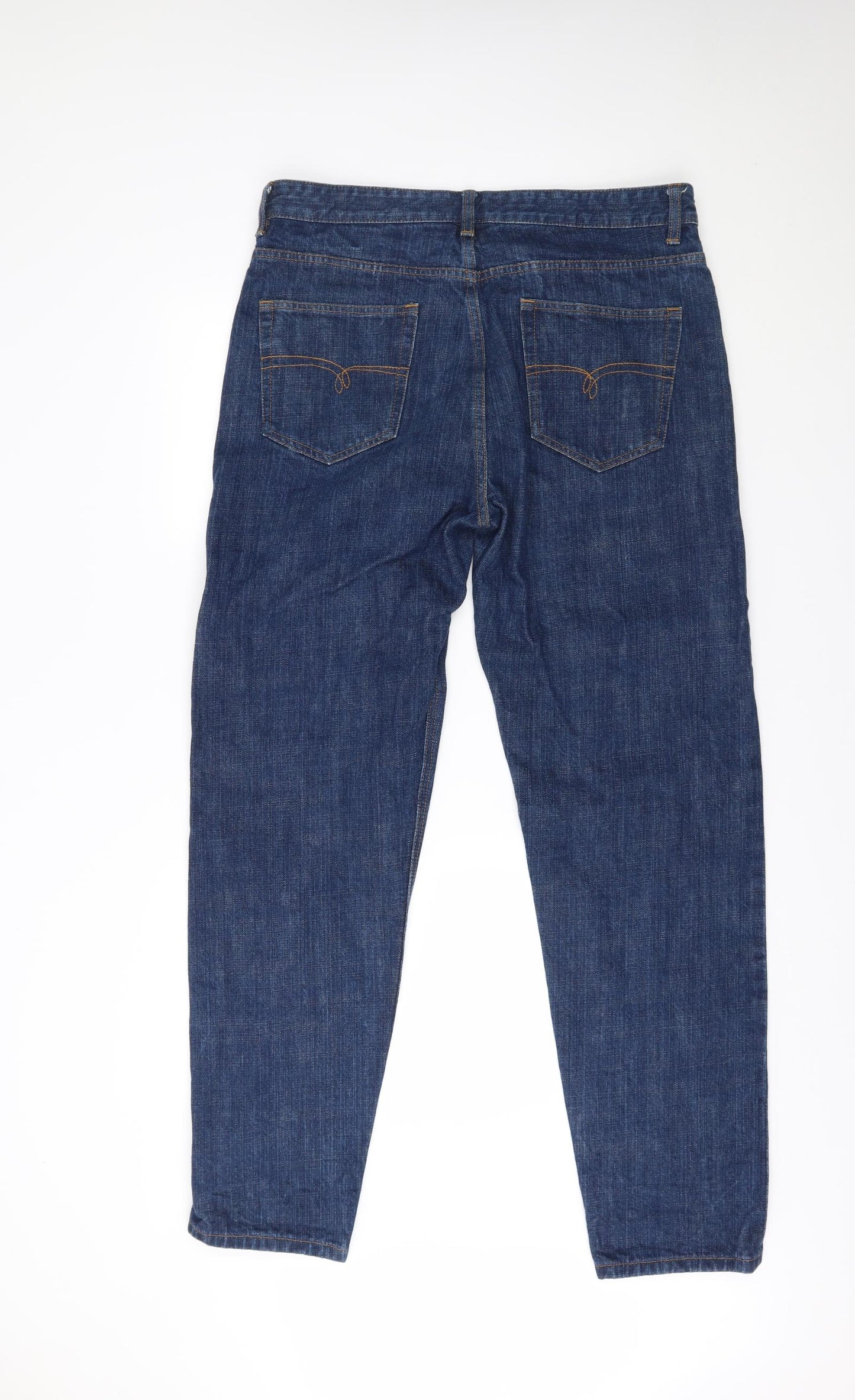 NEXT Mens Blue  Denim Straight Jeans Size 34 L33 in