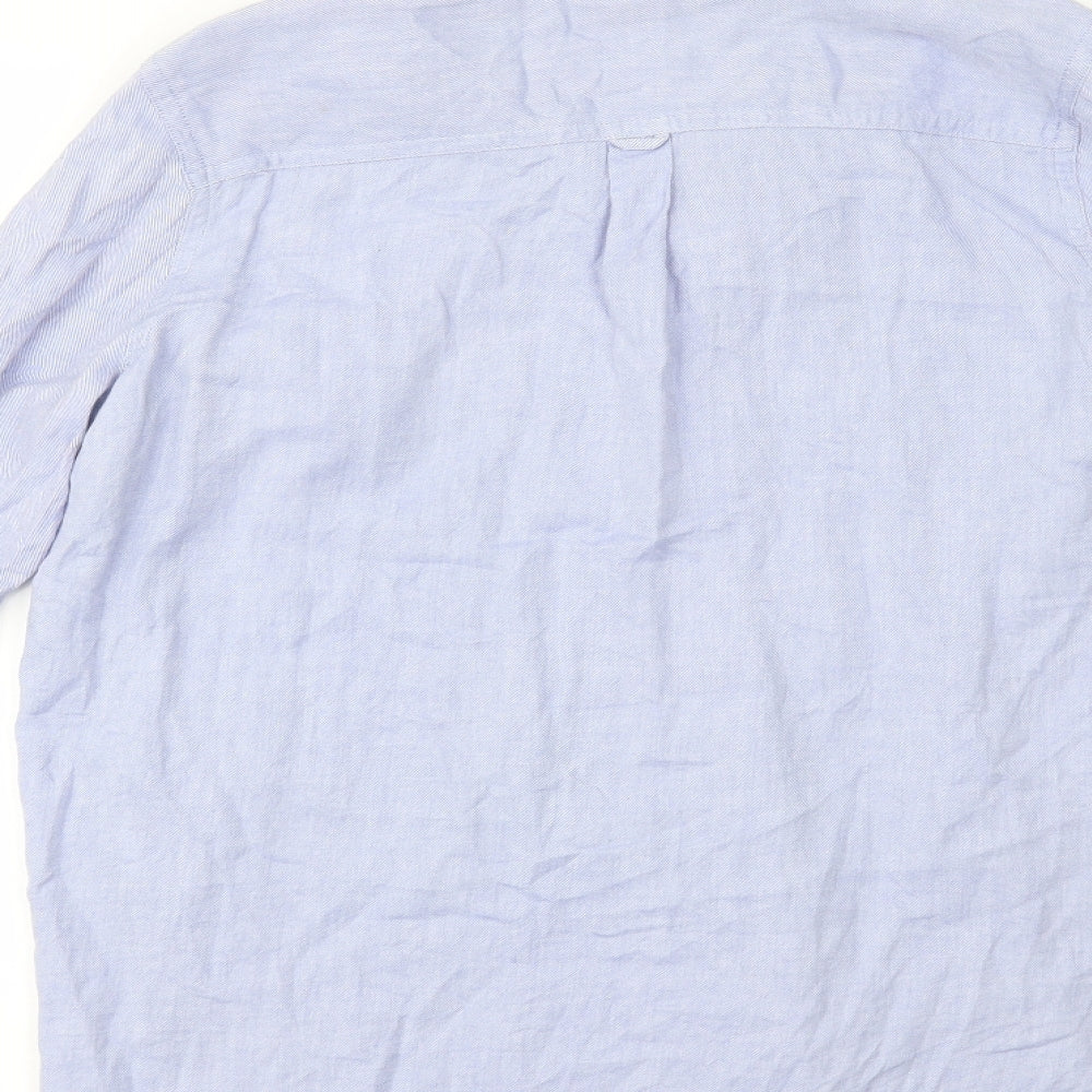 George Womens Blue   Basic Button-Up Size 14