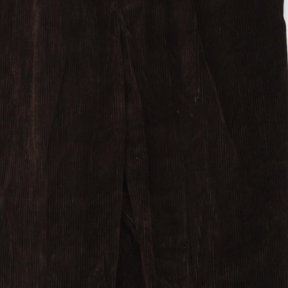 Marks and Spencer Mens Brown  Corduroy Trousers  Size 34 in L32 in