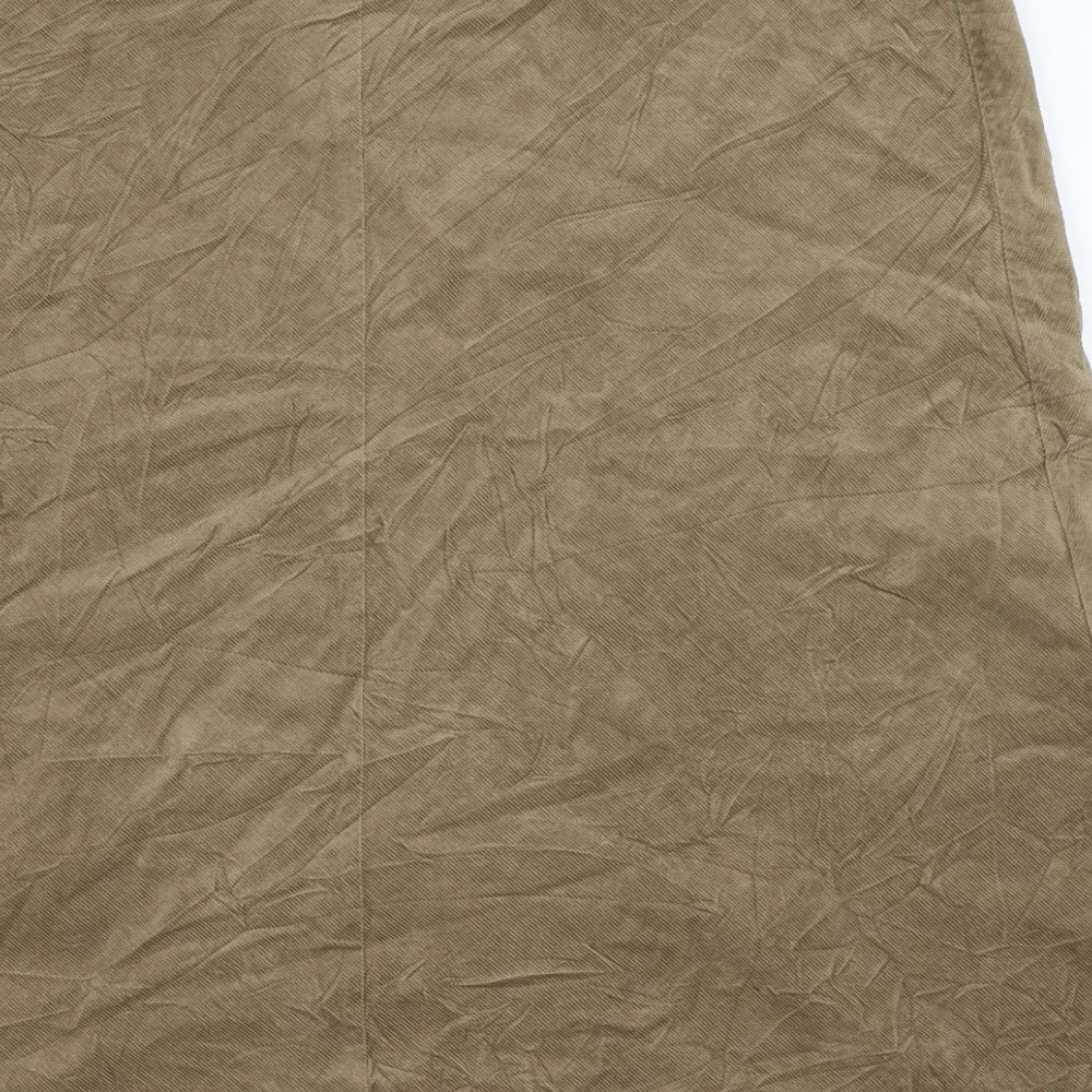 Boden Womens Beige  Corduroy Flare Skirt Size 20