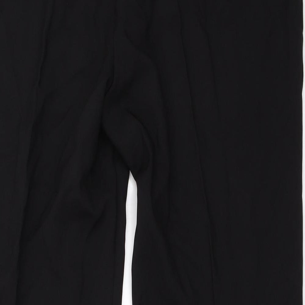 Papaya Womens Black   Trousers  Size 14 L27 in