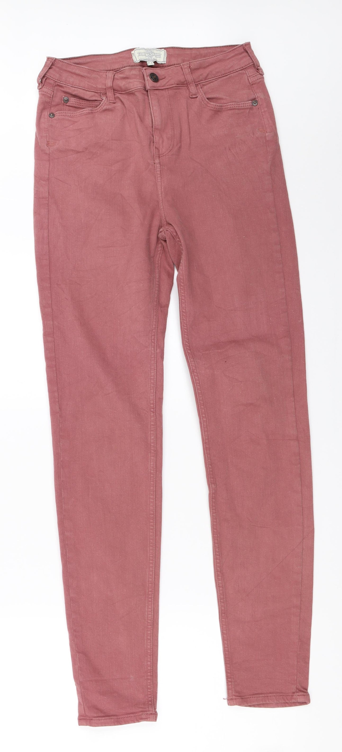 Fat Face Womens Pink   Skinny Jeans Size 10 L29 in