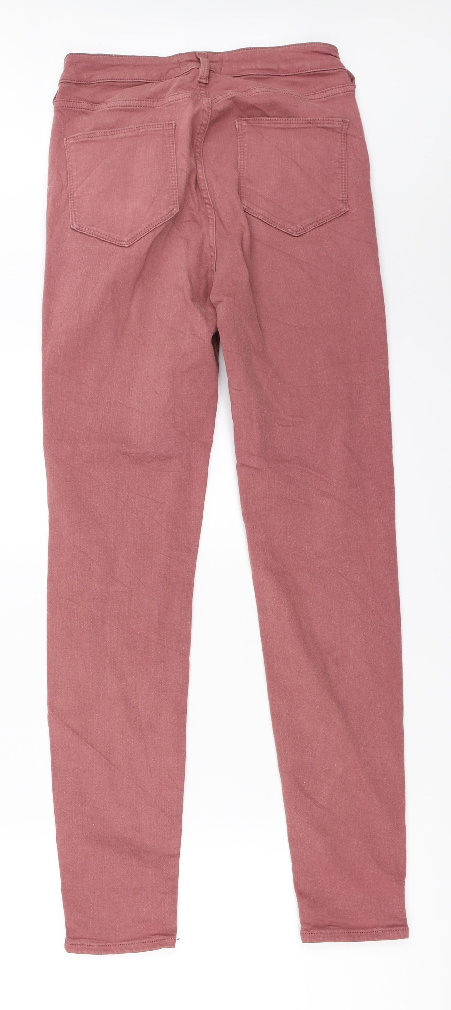 Fat Face Womens Pink   Skinny Jeans Size 10 L29 in