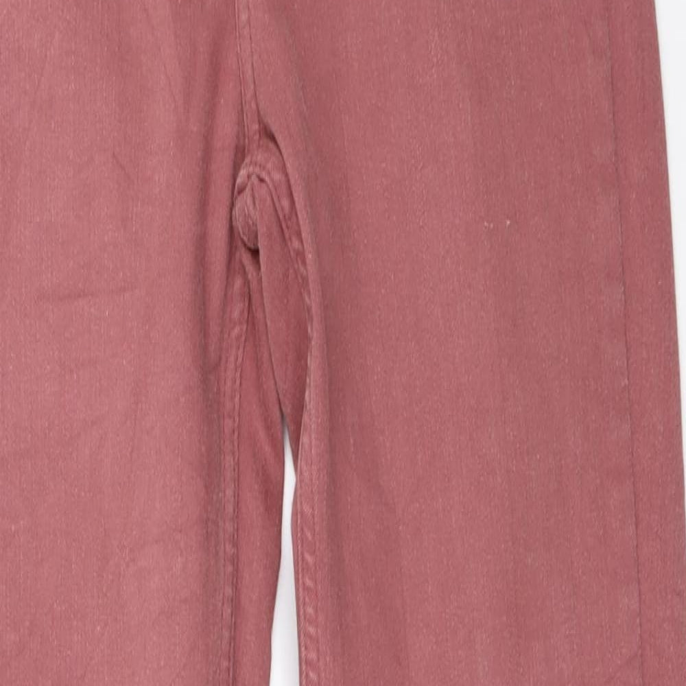 Fat Face Womens Pink   Skinny Jeans Size 10 L29 in
