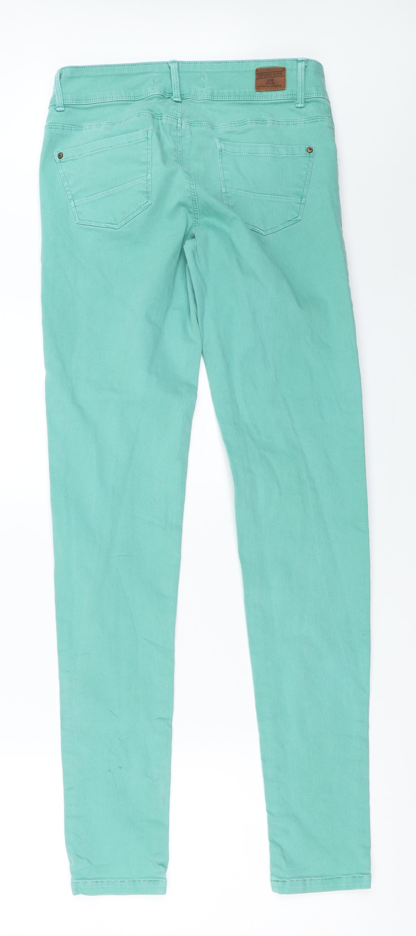Zara Womens Green   Skinny Jeans Size 38 L32 in