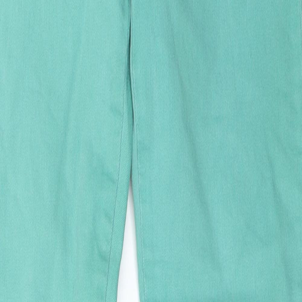 Zara Womens Green   Skinny Jeans Size 38 L32 in