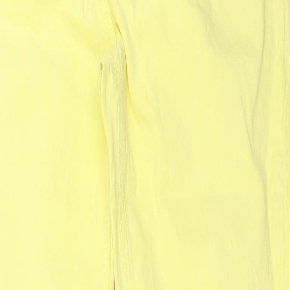 NW3 Womens Yellow   Straight Jeans Size 14 L28.5 in