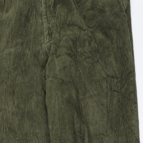 Melka Mens Green  Corduroy Trousers  Size 36 in L31 in