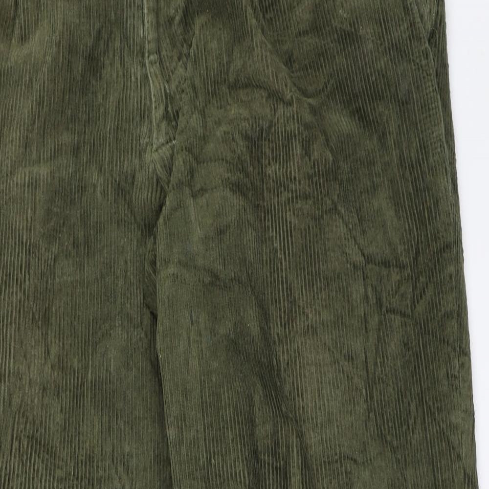 Melka Mens Green  Corduroy Trousers  Size 36 in L31 in